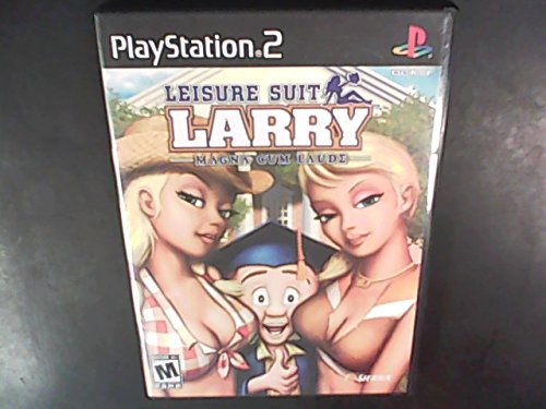 Leisure Suit Larry: Magna Cum Laude - PS2 Game for PlayStation 2 | Adult Comedy Adventure Video Game | Perfect for Retro Gaming Nights & Collectors