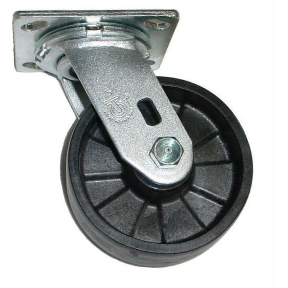 5 x 2 MaxRok Heavy Duty Swivel Caster Wheels - 1000 lbs Capacity - Perfect for Industrial Equipment, Workbenches, and Moving Carts