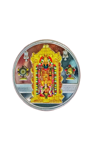 999 Bala Ji 10 Gram Pure Silver Coin - Authentic Religious Collectible for Pooja, Meditation & Home Decor | Perfect Gift for Devotees & Spiritual Seekers