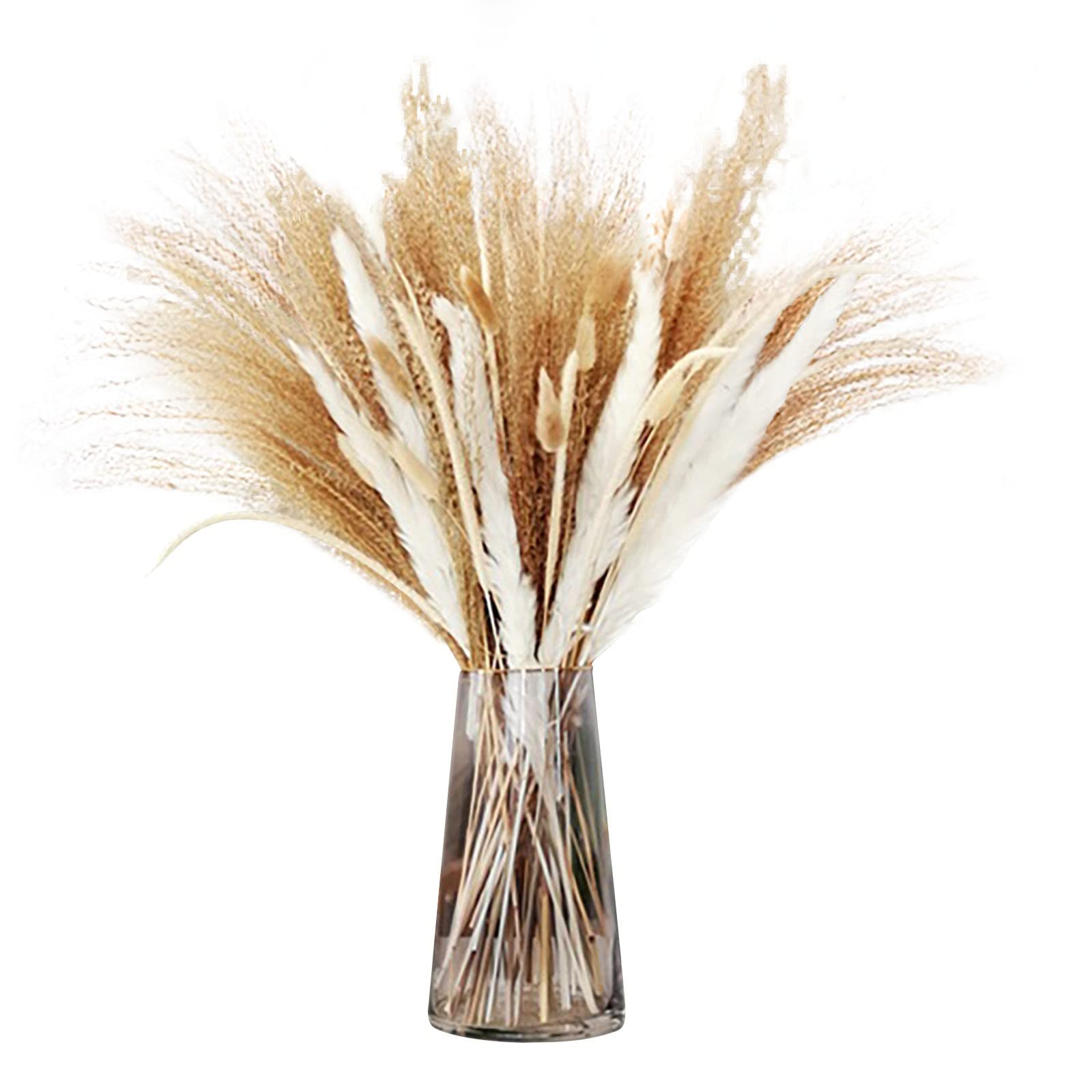 65cm Teal Blue Artificial Tulip Flowers - Fluffy Exaggerated Boho Dried Flower Arrangement for Home Wedding Decoration (Set of 45cm) | Perfect for Centerpieces, Table Settings & Boho Chic Interior Design