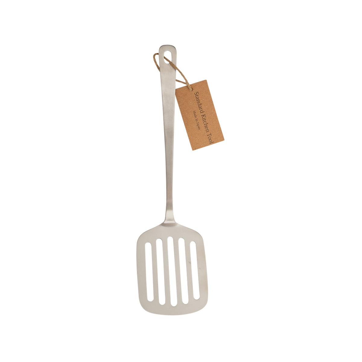 Premium Stainless Steel Slotted Turner Spatula - Heavy Duty Kitchen Utensil for Flipping Pancakes, Burgers & Eggs - Ideal for Grilling, Cooking & Baking