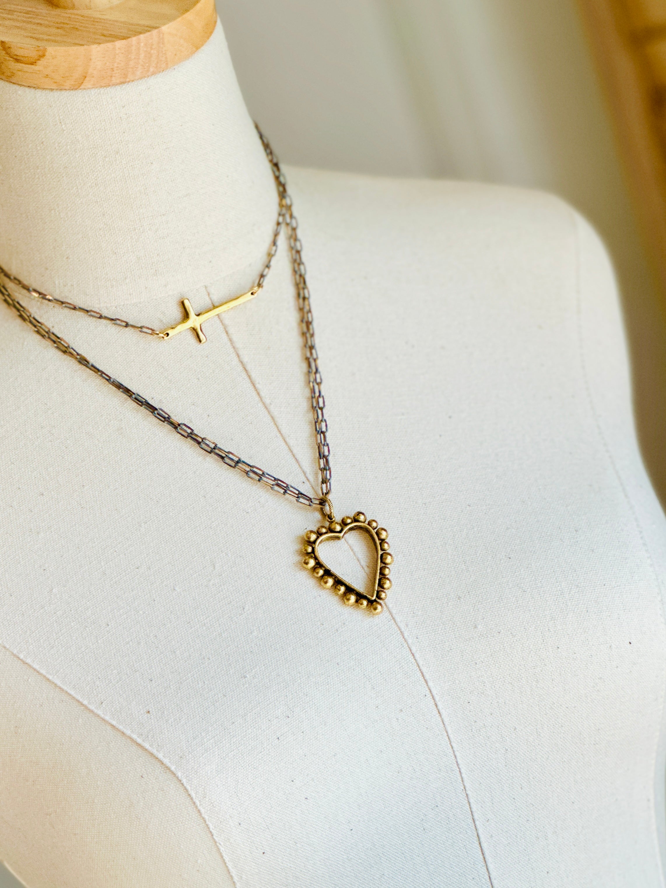 Open Heart Pendant Necklace for Women - Sterling Silver or Gold Plated Elegant Jewelry Gift for Her - Perfect for Valentine's Day, Anniversary & Romantic Occasions