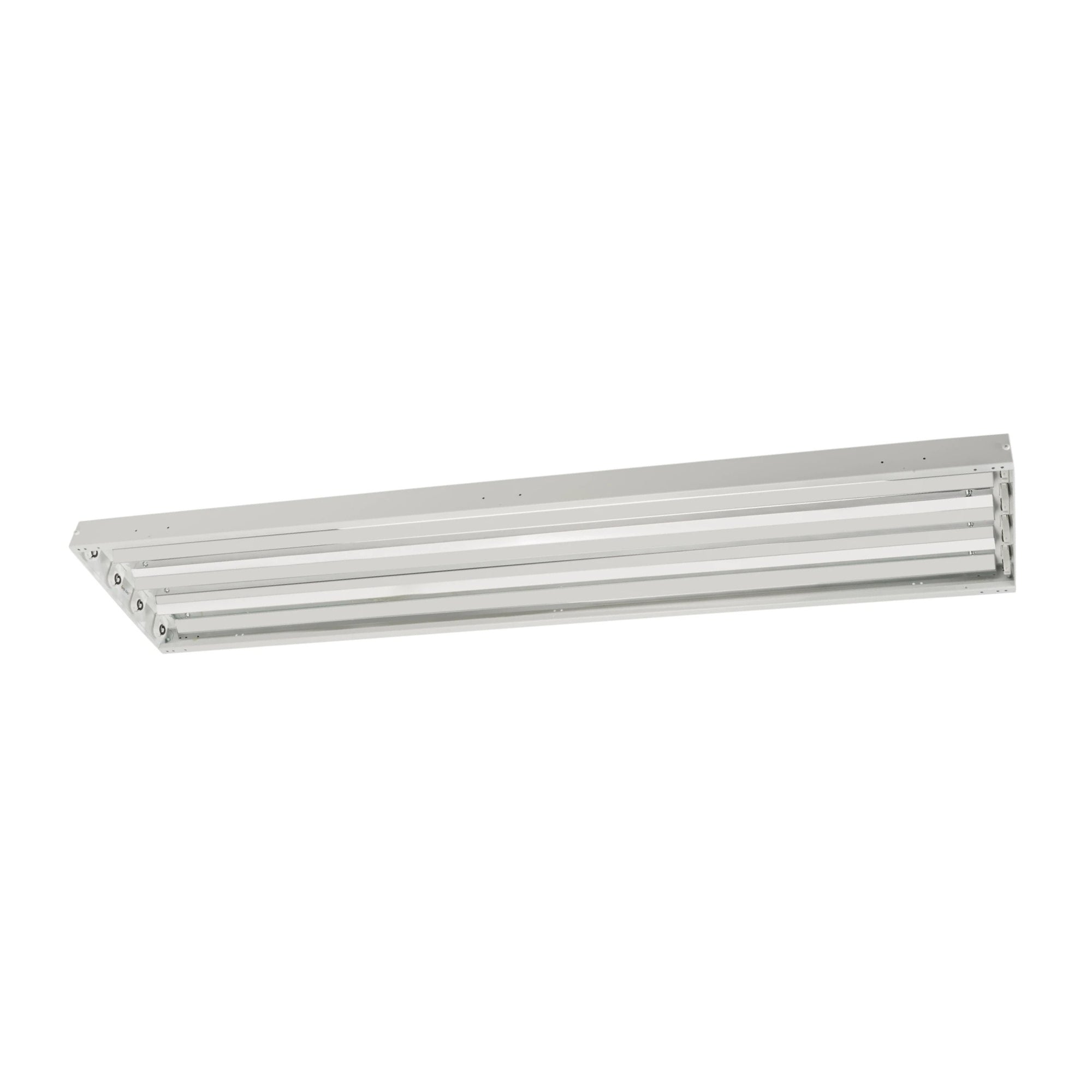 4ft LED High Bay Light Fixture - 4 Lamp T8 Ballast Free - 200W Equivalent - 5000K Daylight White - Commercial & Industrial Lighting for Warehouses, Garages, Workshops