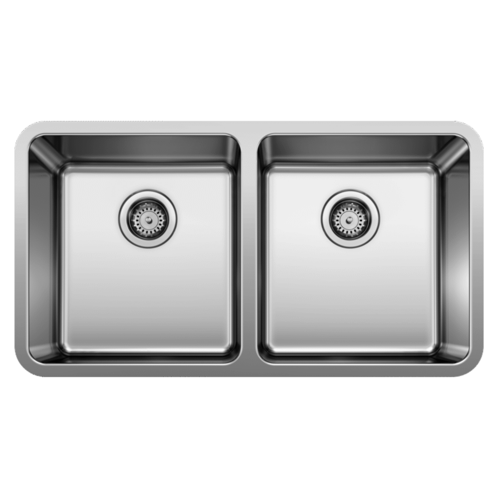 Blanco Formera 33-inch Equal Double Bowl Stainless Steel Kitchen Sink - Perfect for Modern Kitchens & Heavy-Duty Cooking