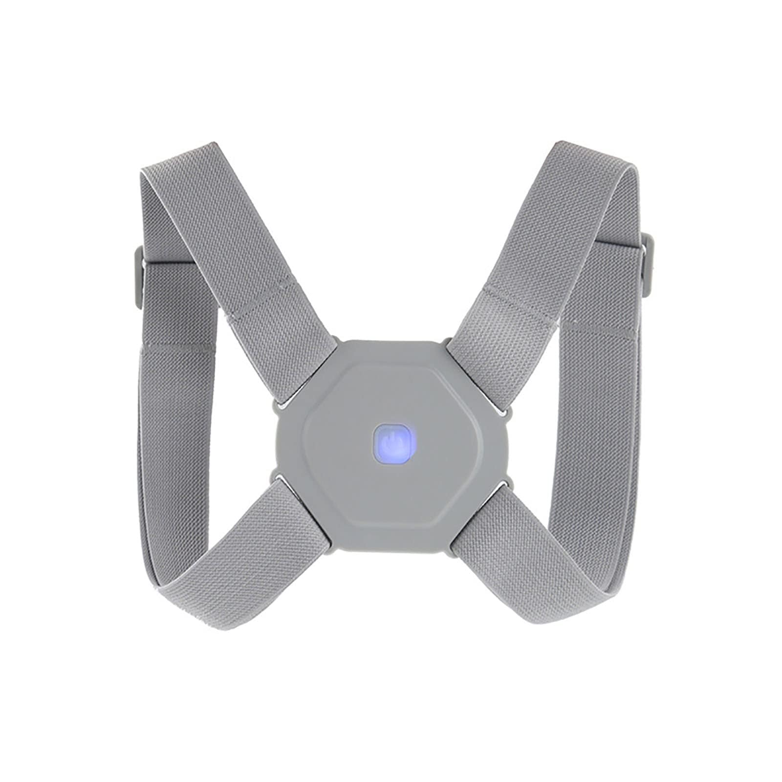 Adjustable Posture Corrector for Adults & Kids - Rechargeable Vibrating Back Strap with Alarm - Improve Posture & Reduce Back Pain - Perfect for Office Work, Gaming & Studying
