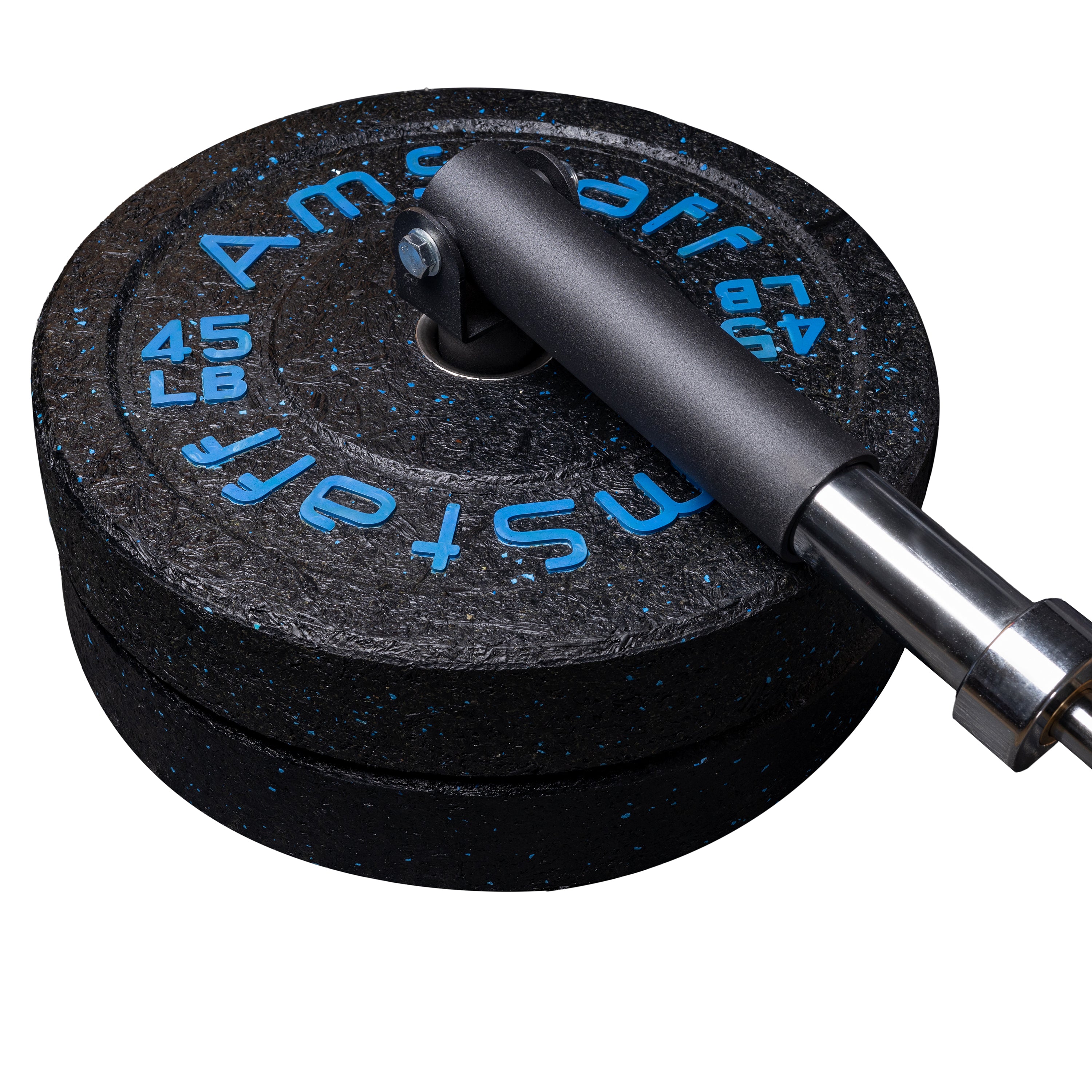AmStaff Fitness Post Landmine Attachment for 2-Inch Weight Plates - Strength Training & Functional Fitness Workout Equipment for Home Gym