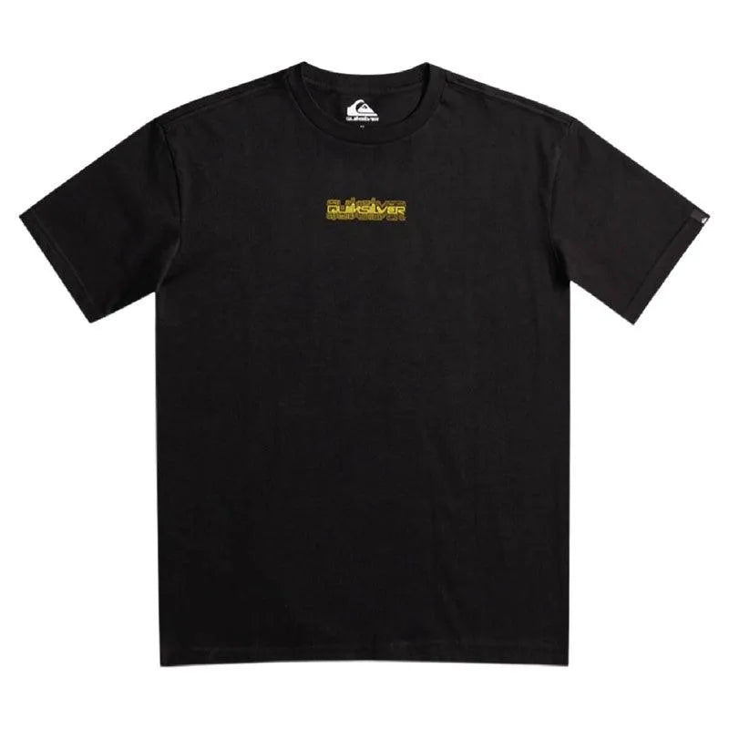 Quiksilver Repeater Kids T-Shirt - Black Cotton Short Sleeve Tee for Boys | Perfect for School, Play & Outdoor Activities
