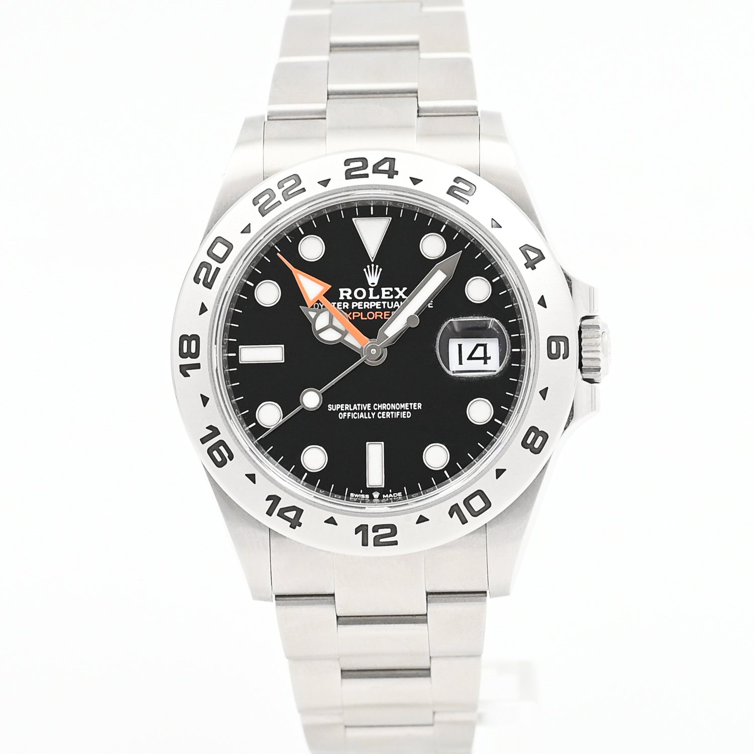 Rolex Explorer II 42mm Stainless Steel Watch 2021 Model - Perfect for Outdoor Adventures & Professional Use