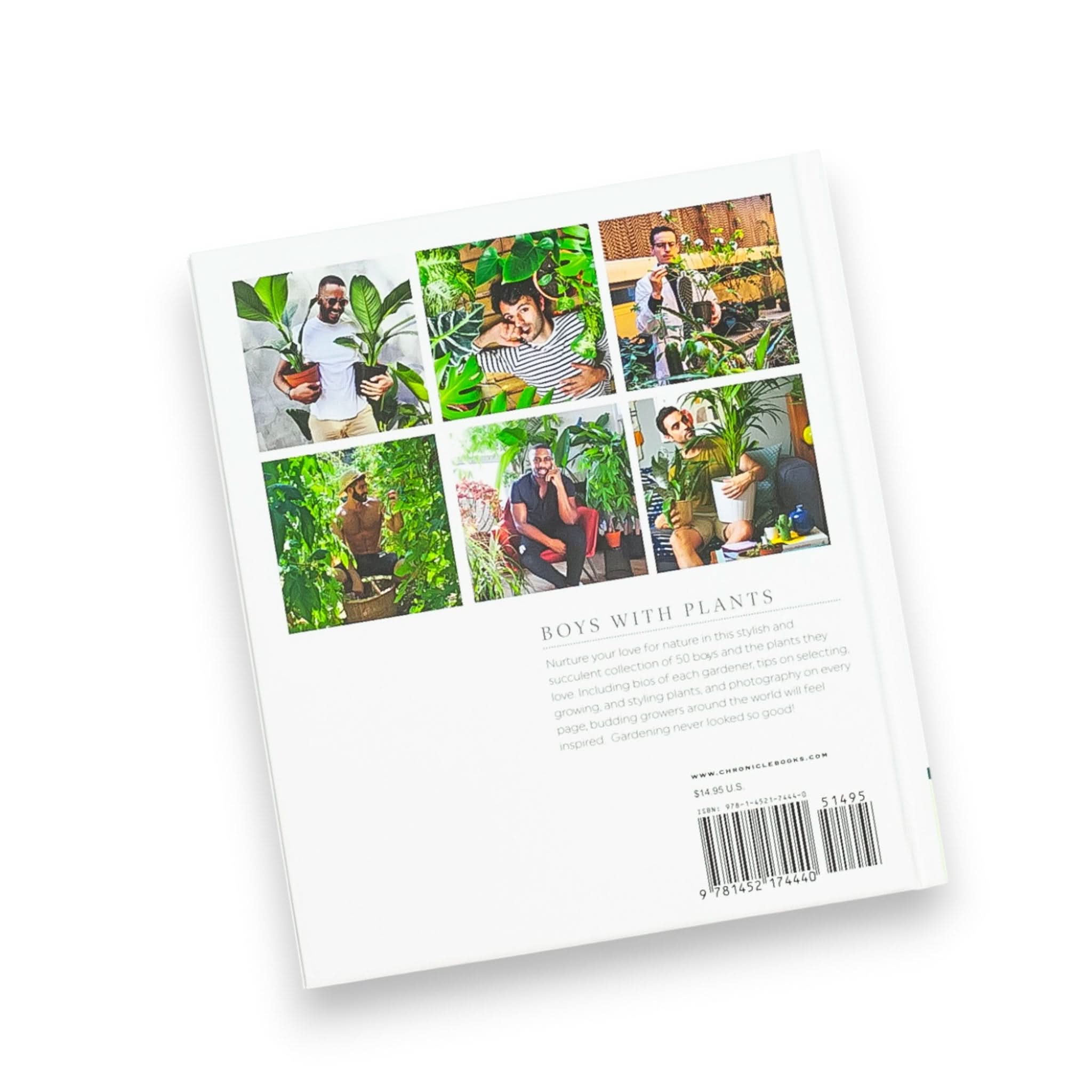 Boys with Plants Book - Inspiring Stories of Plant Lovers & Urban Gardening Tips | Perfect for Kids, Teens & Plant Enthusiasts | Great Gift for Gardeners & Nature Lovers