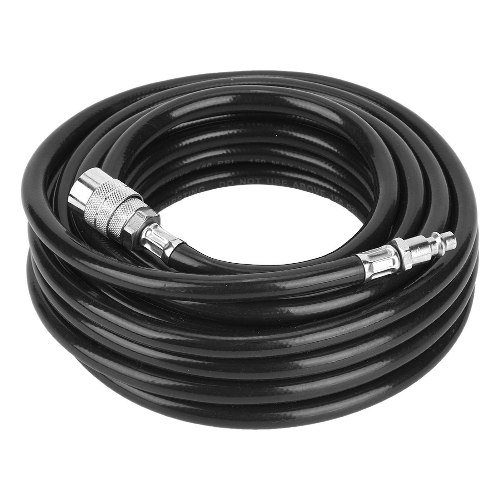 7.5M PVC Pneumatic Air Compressor Hose Kit with American Quick Connect - Durable Air Hose Accessories for Industrial, Automotive & Home Workshop Use