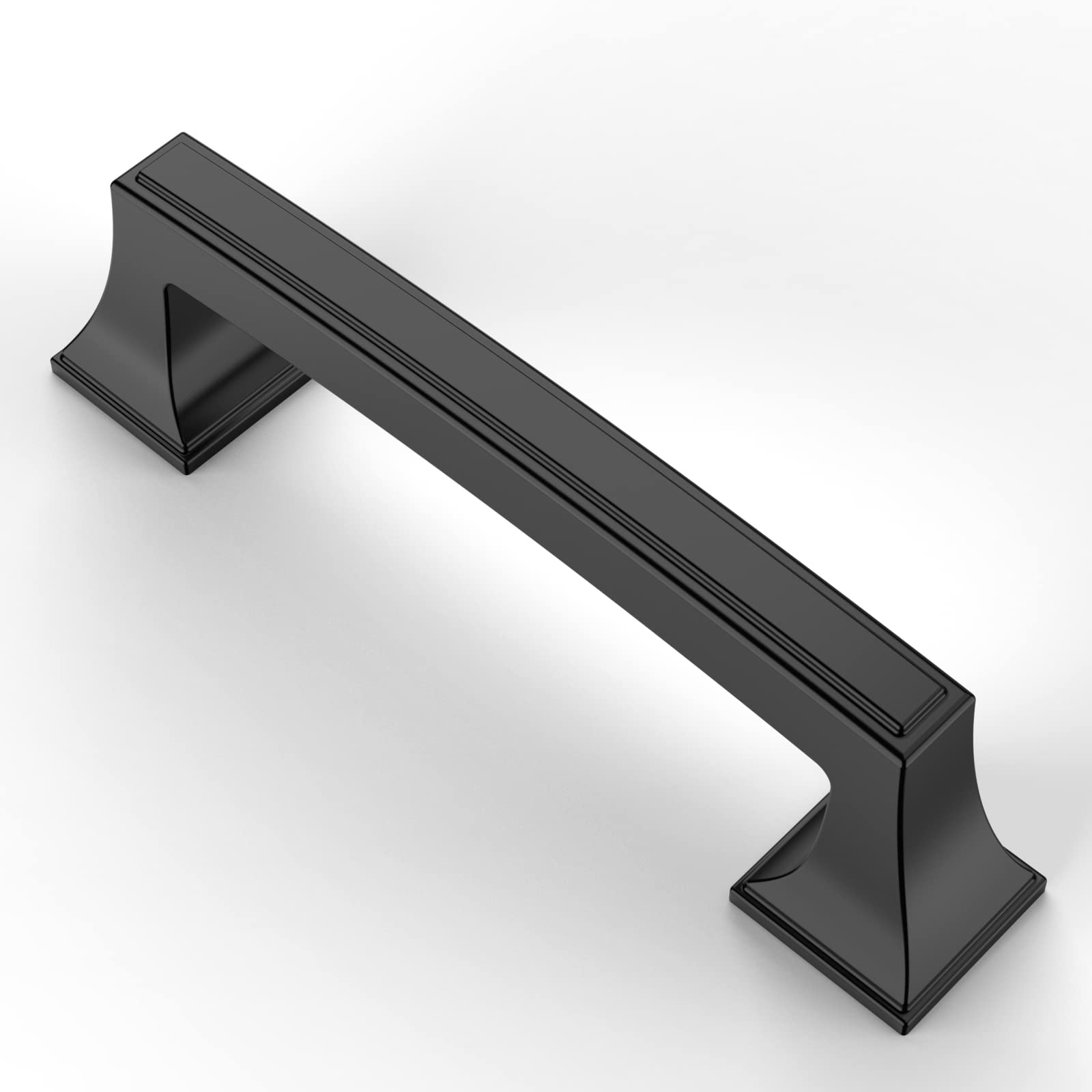 Asidrama 30 Pack 3.75 Inch (96mm) Matte Black Kitchen Cabinet Handles - Modern Drawer Pulls for Cabinets, Cupboards & Dressers - Durable Hardware for Home & Office Furniture Upgrade