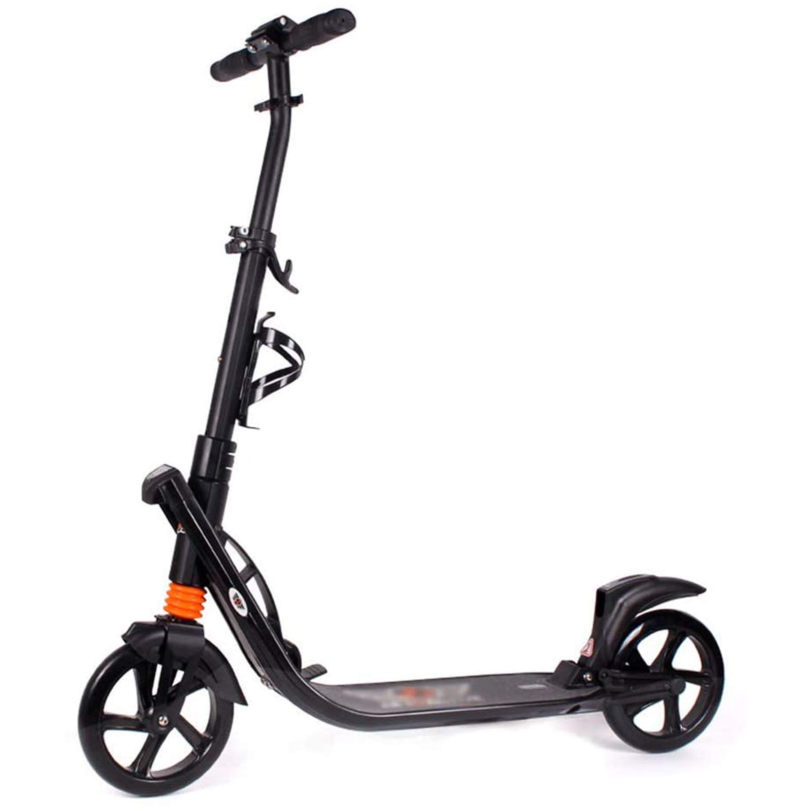 **Foldable Commuter Scooter with Dual Suspension & Large Wheels - Portable Scooter with Water Bottle Holder - Perfect for Adults, Teens & Kids - Ideal for Urban Commuting, Campus Travel & Birthday Gifts (Non-Electric)**
