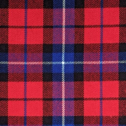 Baillie of Polkemmet Red Tartan Scarf - Authentic Scottish Tartan Plaid for Men & Women - Perfect for Winter Fashion, Highland Outfits, and Celtic Events
