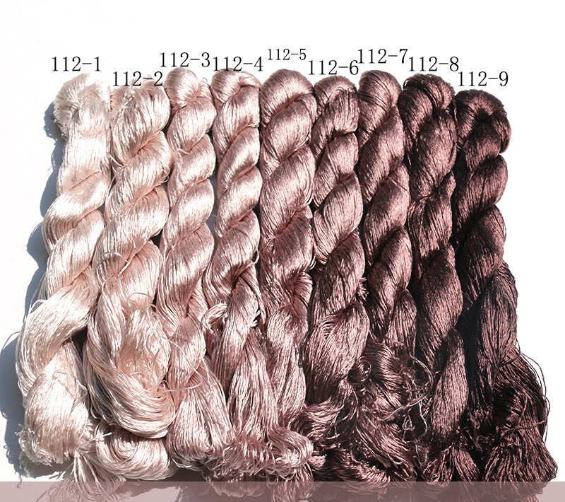 400m Suzhou Embroidery Mulberry Silk Thread - Premium Handmade Chinese Embroidery Yarn for Needlework, Cross Stitch & DIY Crafts (Perfect for Traditional Costumes, Home Decor & Gift Making)