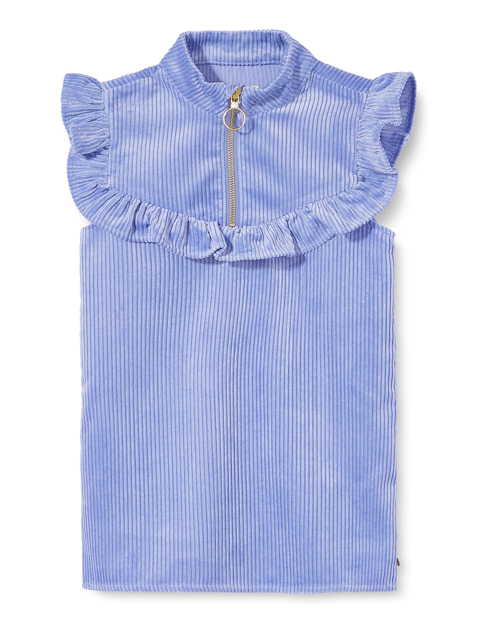Scotch & Soda Girls Corduroy Ruffle Yoke Sleeveless Dress - Stylish & Comfortable Outfit for School, Parties & Special Occasions