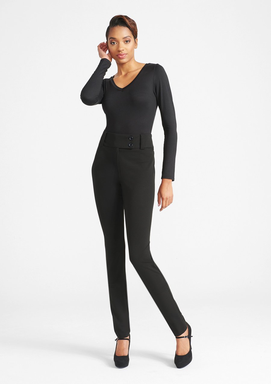 Tall Stanton Skinny Pants for Women - High Waist Slim Fit Stretch Ankle Pants | Office Work, Casual Outfits & Everyday Wear