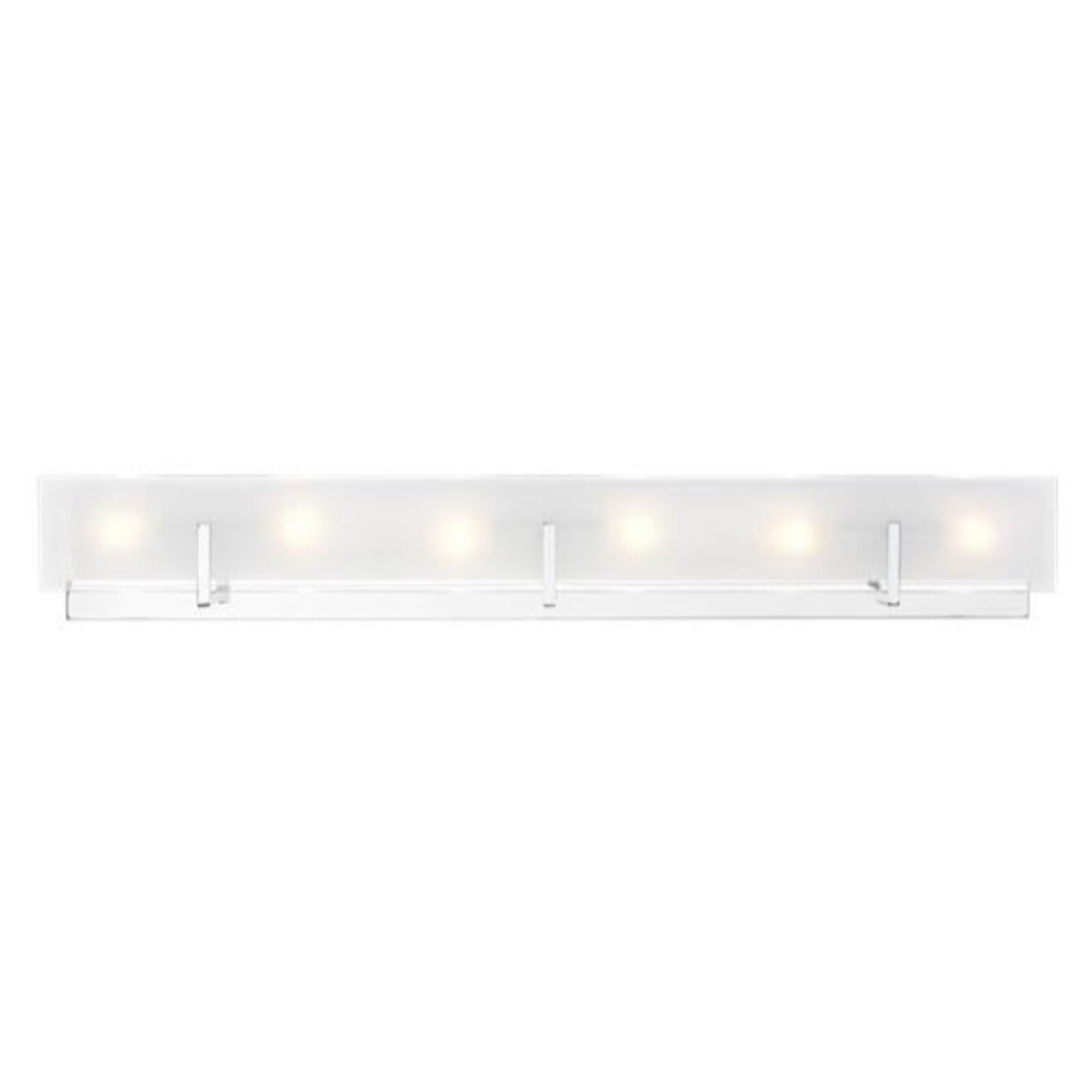 Sienna 6-Light Vanity Mirror with LED Lighting - Modern Bathroom Makeup Mirror for Dressing Table, Perfect for Home Spa & Beauty Salon Use