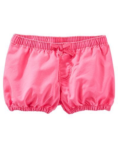 OshKosh B'Gosh Baby Girls' Neon Pink Bubble Romper - 12 Months | Soft Cotton Playwear for Infants & Toddlers | Perfect for Playdates, Daycare & Family Outings