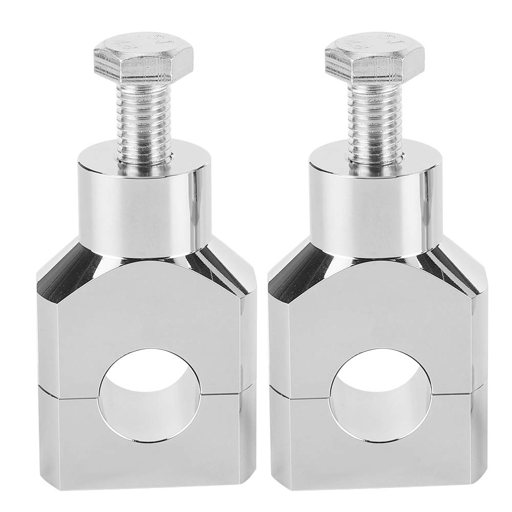 Universal 2.5cm/1in Handlebar Riser Clamp with Bolt - Motorcycle Handlebar Riser for Yamaha V-Star - Perfect for Comfortable Riding & Custom Bike Builds