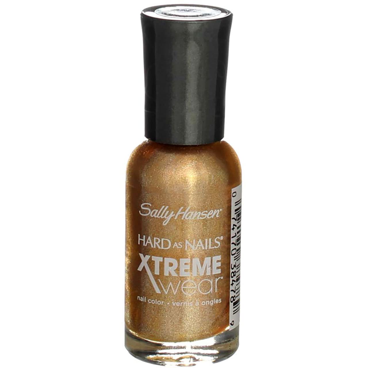 Sally Hansen Hard as Nails Xtreme Wear Nail Polish - Golden (4 Pack) | Long-Lasting Chip-Resistant Formula for Strong Healthy Nails | Perfect for Everyday Wear, Manicures & Pedicures