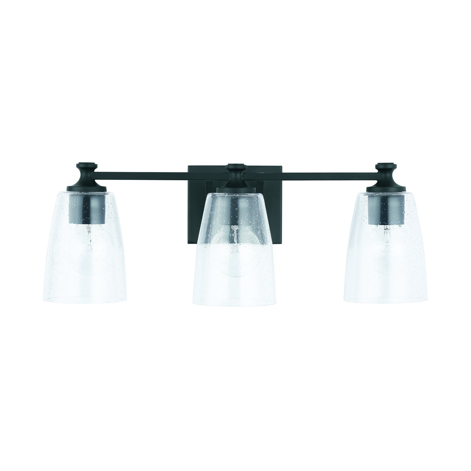 Capital Lighting Three Light Vanity - Modern Bathroom Vanity Lights for Mirror, Hollywood Style Dressing Room Lighting, Perfect for Bedroom, Bathroom & Makeup Area