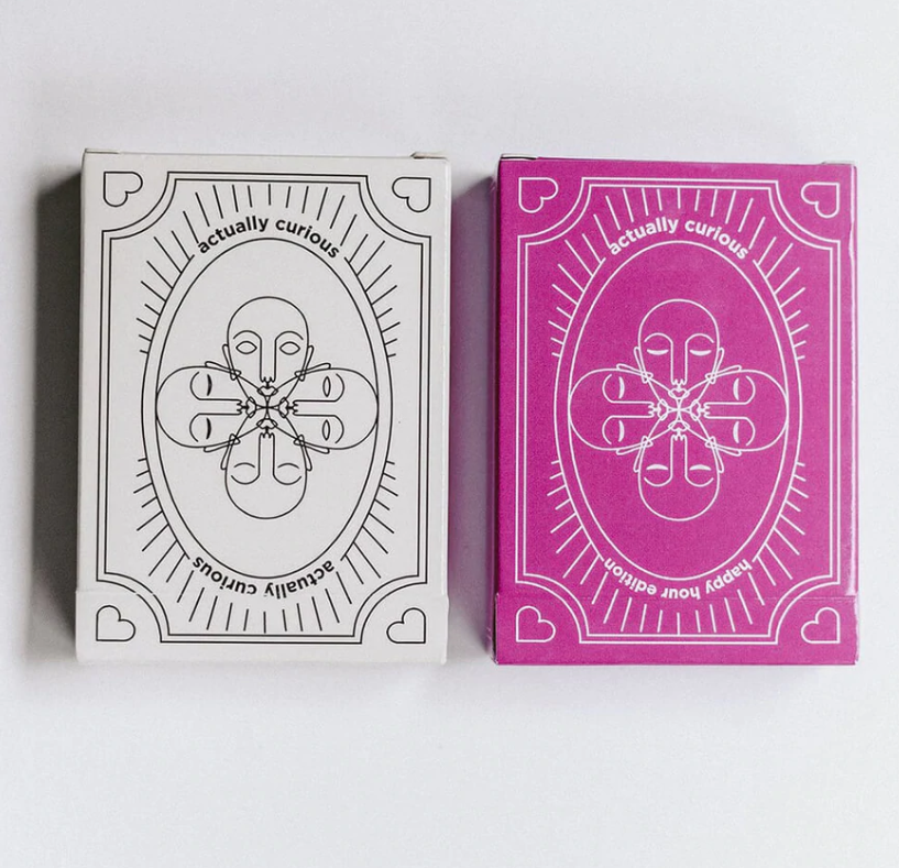 Actually Curious Card Decks - Meaningful Conversation Starters for Couples, Friends & Family - Perfect for Date Nights, Game Nights & Icebreaker Activities