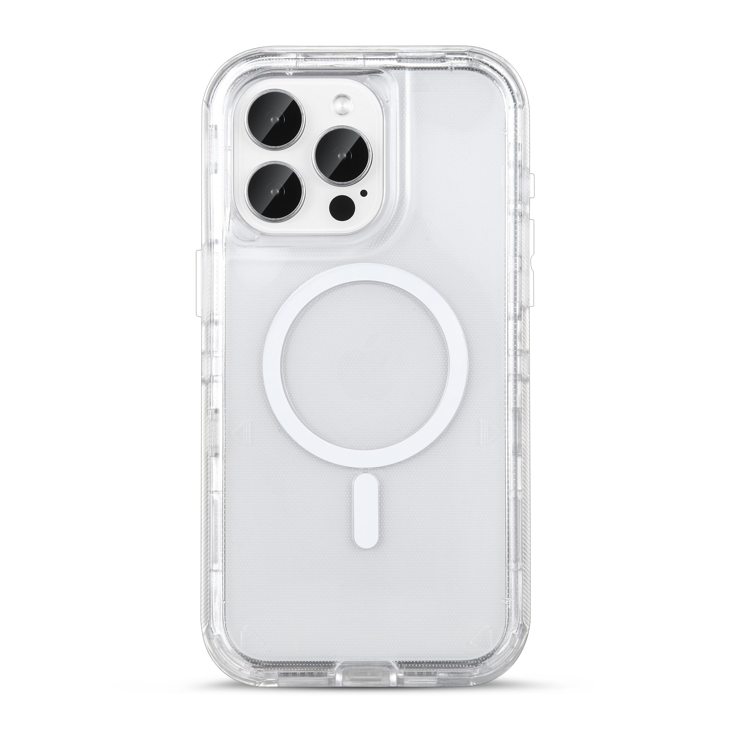iPhone Armor Case Clear with MagSafe Compatible - Shockproof Protective Cover for iPhone 14/13/12 Series - Perfect for Outdoor Activities & Daily Use