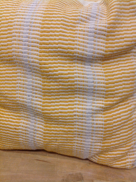18 Inch Gold & Grey Decorative Throw Pillow - Perfect for Sofa, Bed, and Home Decor
