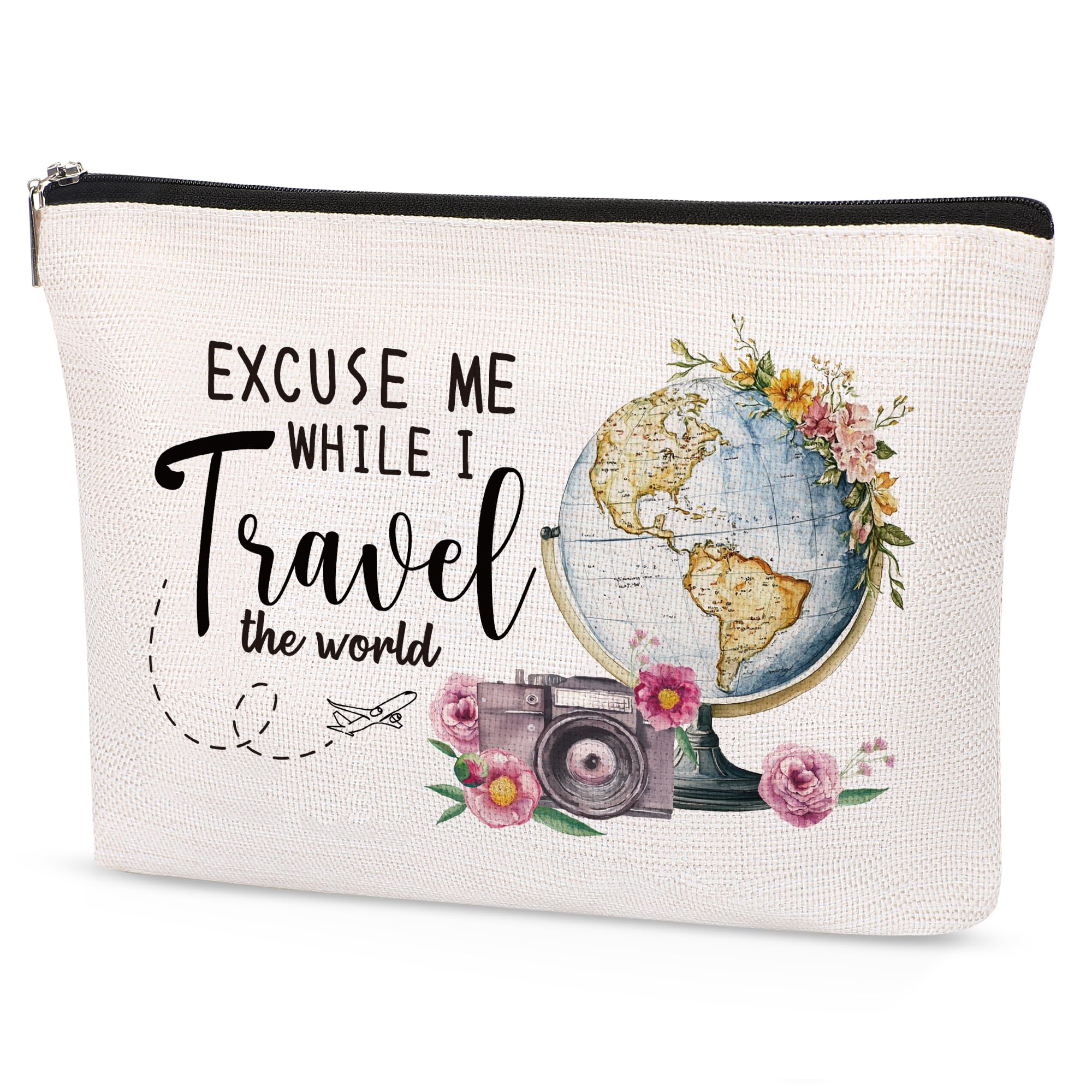 Stylish Travel Cosmetic Bags for Women - Perfect Makeup Organizer for Trips, Best Gift Idea for Travel Lovers & Girls Getaways - Ideal for Vacations, Business Trips & Weekend Adventures