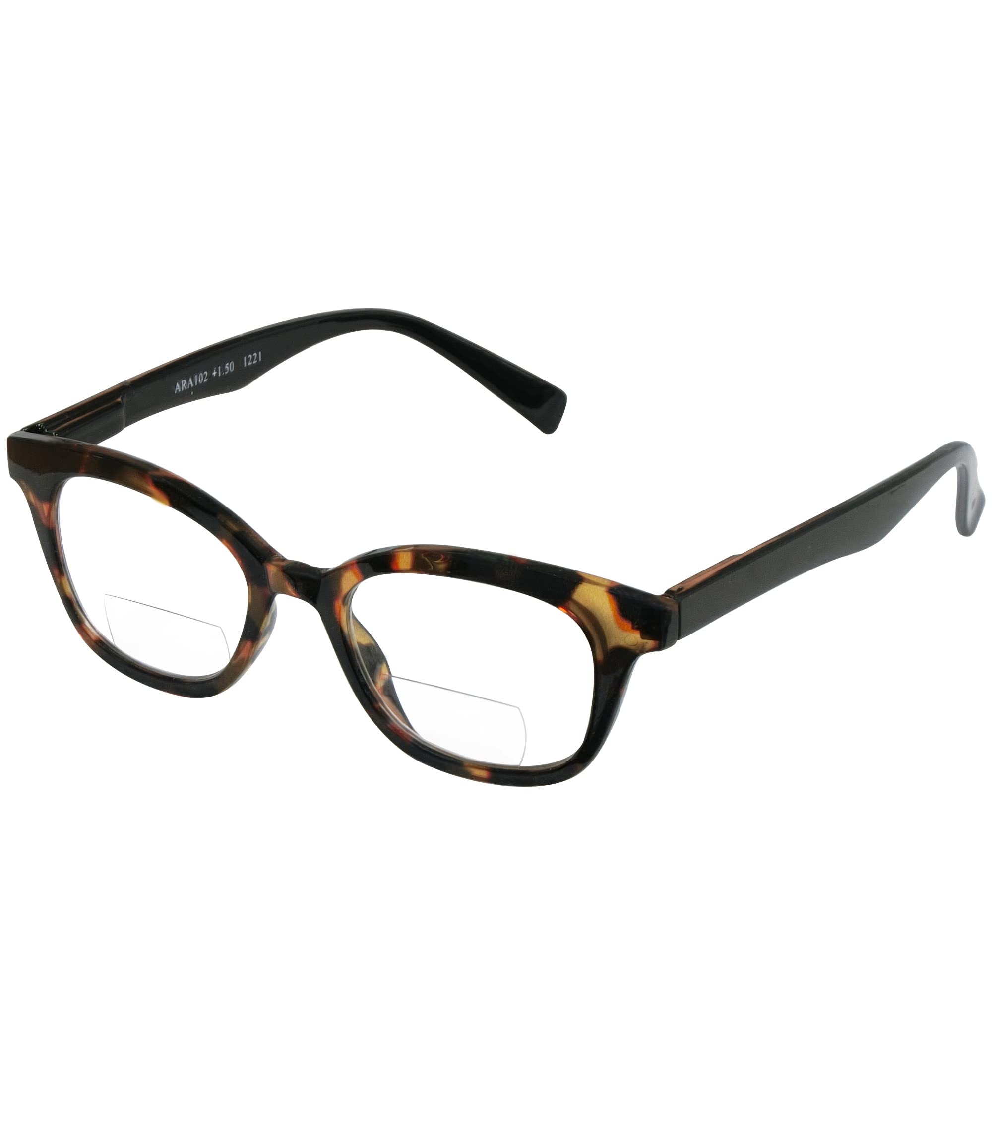 Premium Spring Hinge Reading Glasses - Bifocal Readers for Women & Men - Ideal for Reading, Computer Work & Close-Up Tasks