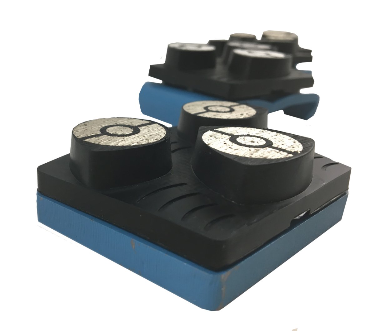 HTC Bullseye Grinding Segments for Concrete Floor Polishing - Professional Diamond Grinding Tools for Surface Preparation & Renovation - Perfect for Home Improvement, Commercial Floors & Industrial Applications