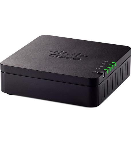 2 Port ATA192 3PW K9 Multiplatform Adapter with Extra LAN Port - Ideal for VoIP Phone Systems & Small Business Networks