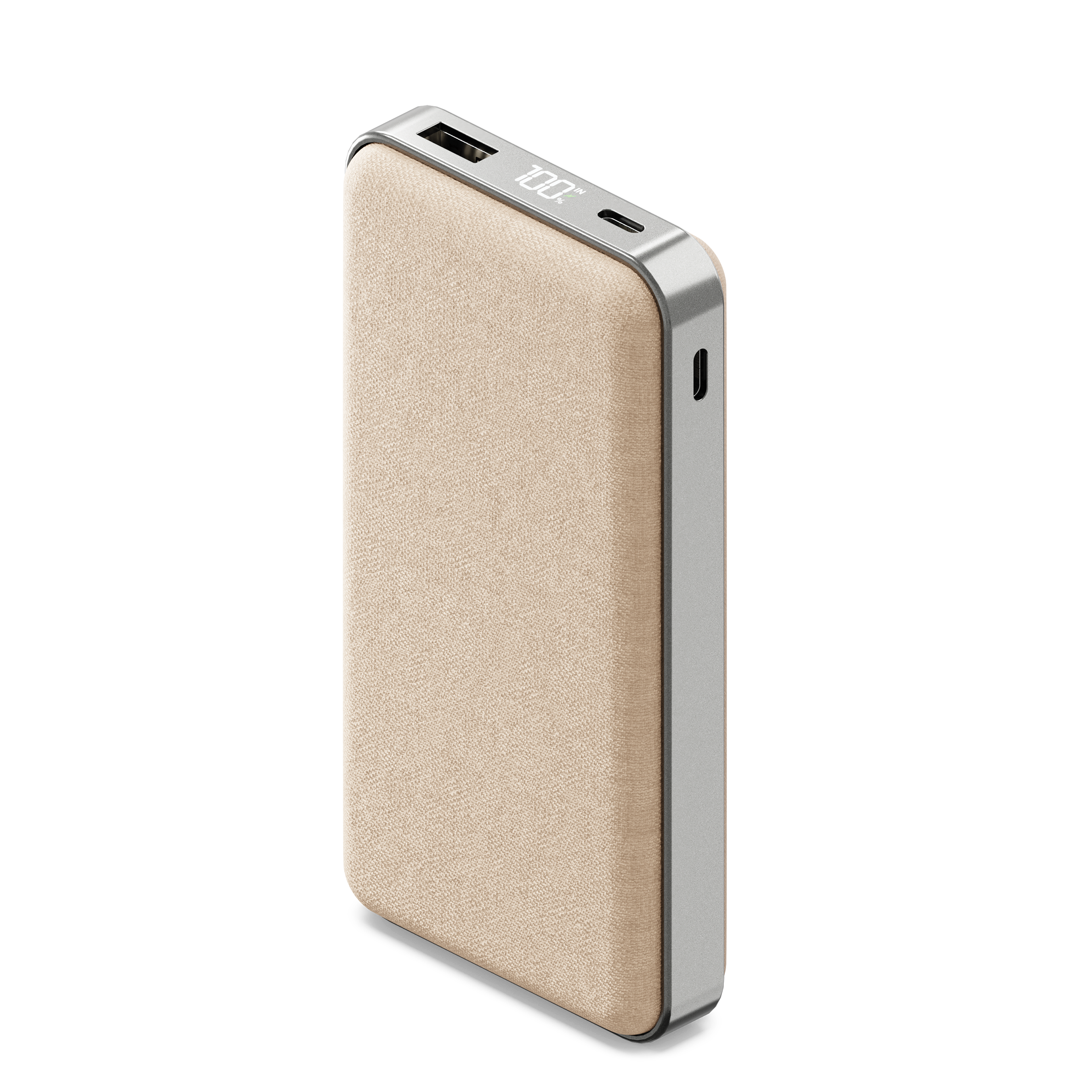 20K mAh Compact Portable Power Bank - Fast Charging, Lightweight & Durable - Perfect for Travel, Camping, and Emergency Backup (Champagne Gold)