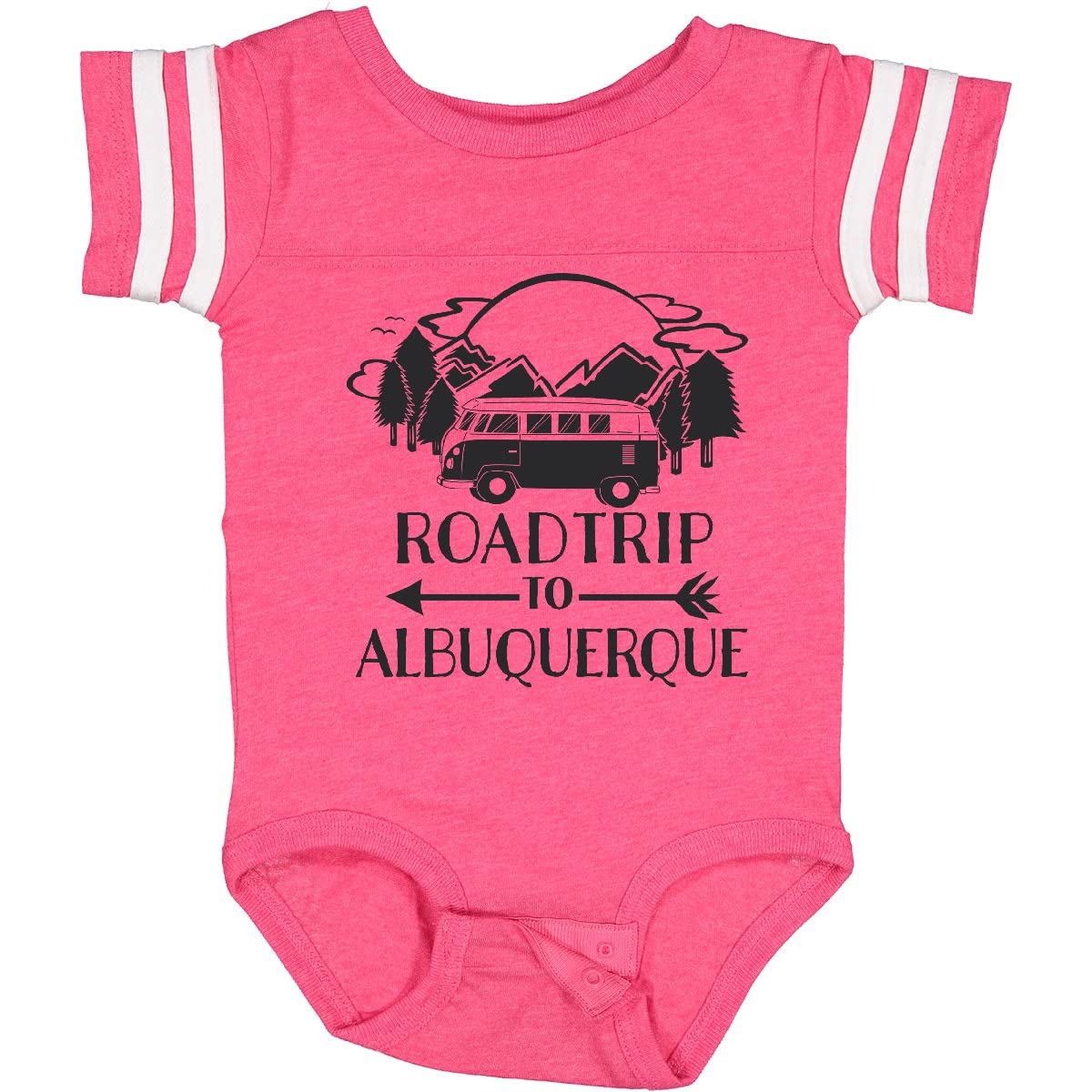 Inktastic Road Trip to Albuquerque Baby Bodysuit - Cute Travel-Themed Onesie for Infants & Toddlers - Perfect for Family Vacations, Road Trips & Photo Shoots
