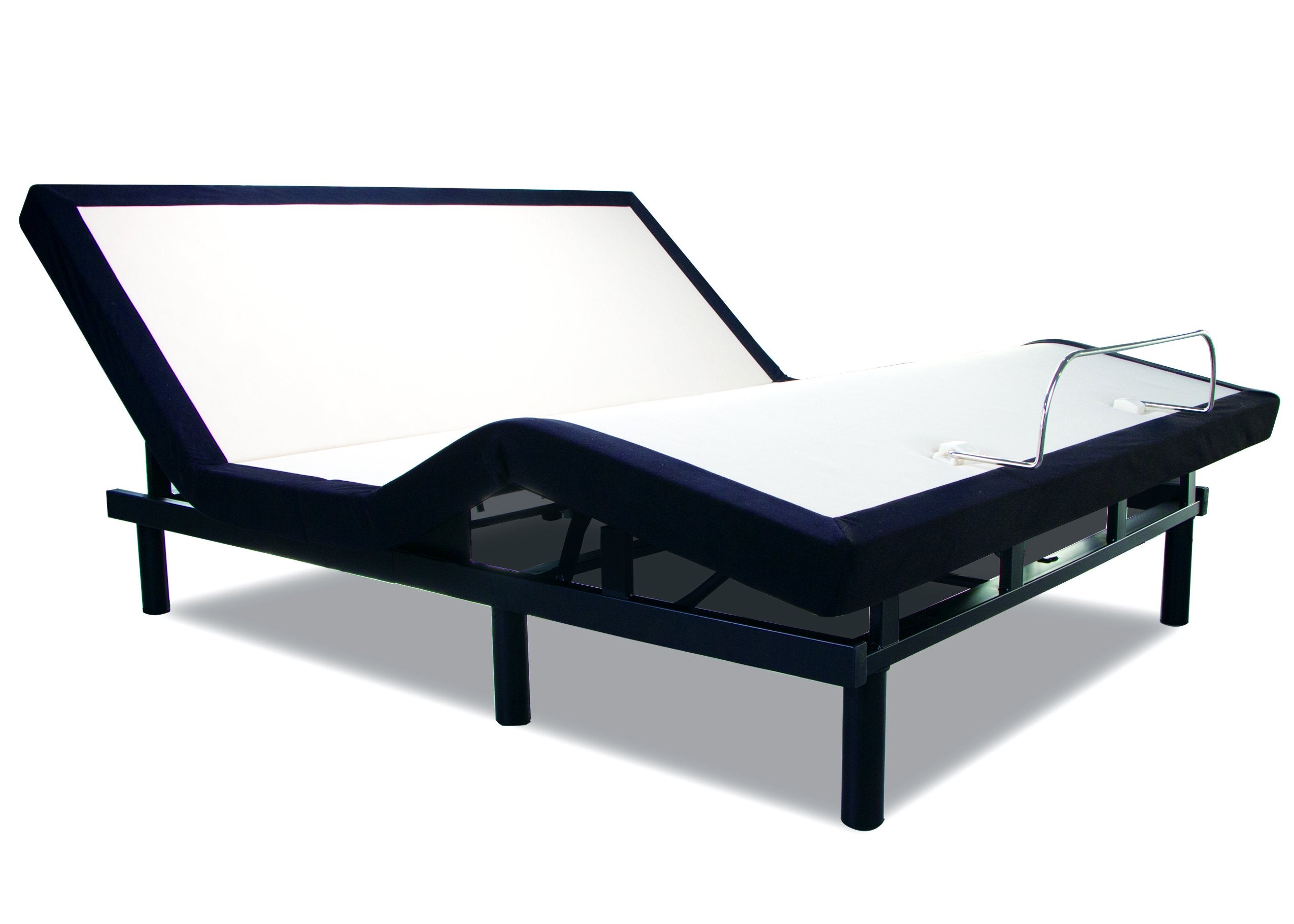 Brock Queen Adjustable Bed Base with Remote Control - Full Body Massage, Zero Gravity & Anti-Snore Positions - Perfect for Back Pain Relief & Better Sleep (Queen Size) - Ideal for Master Bedrooms, Guest Rooms & Home Theaters
