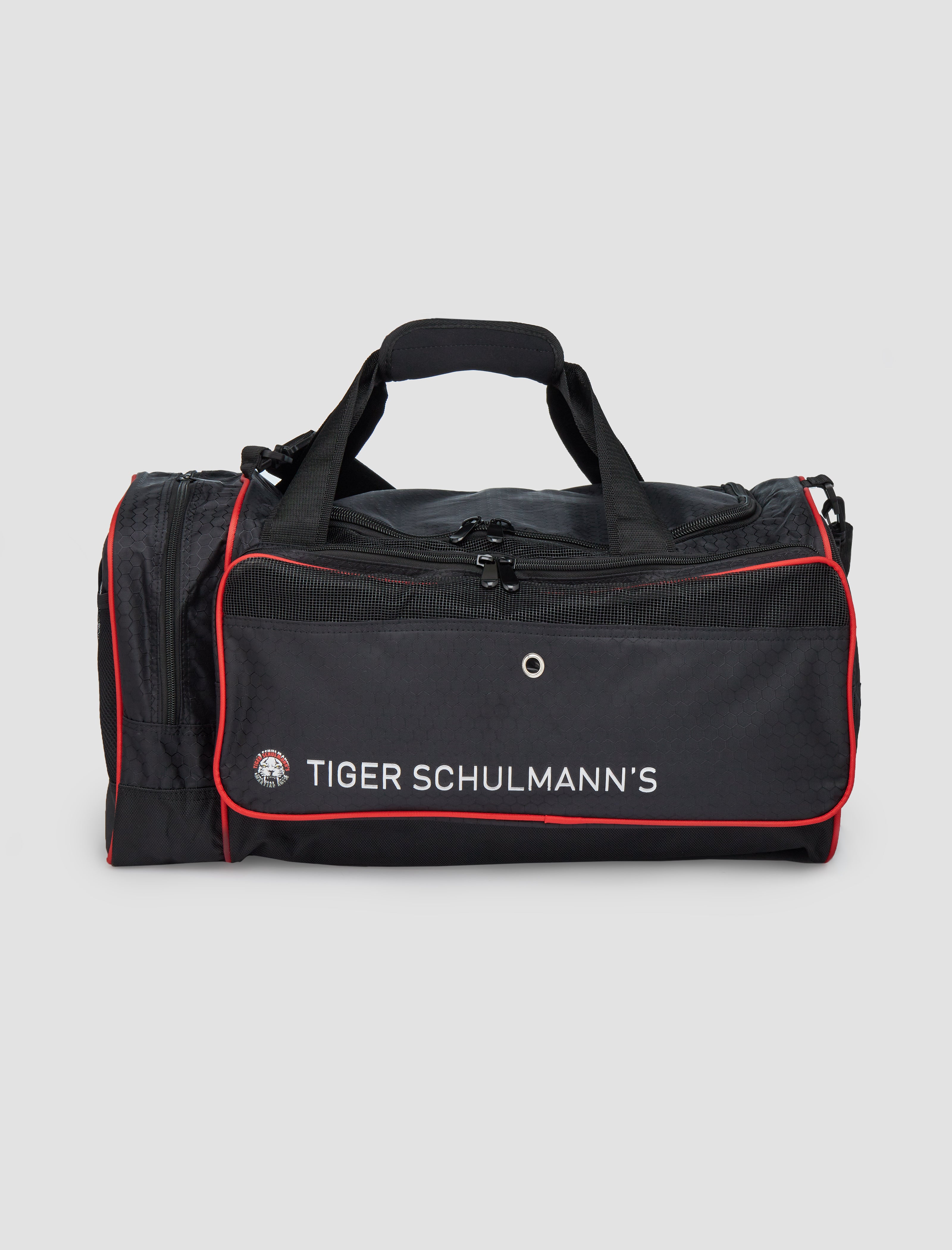 Junior Duffle Bag Small Black - Lightweight Travel Gym Bag for Kids & Teens - Perfect for School, Sports, Sleepovers & Weekend Trips