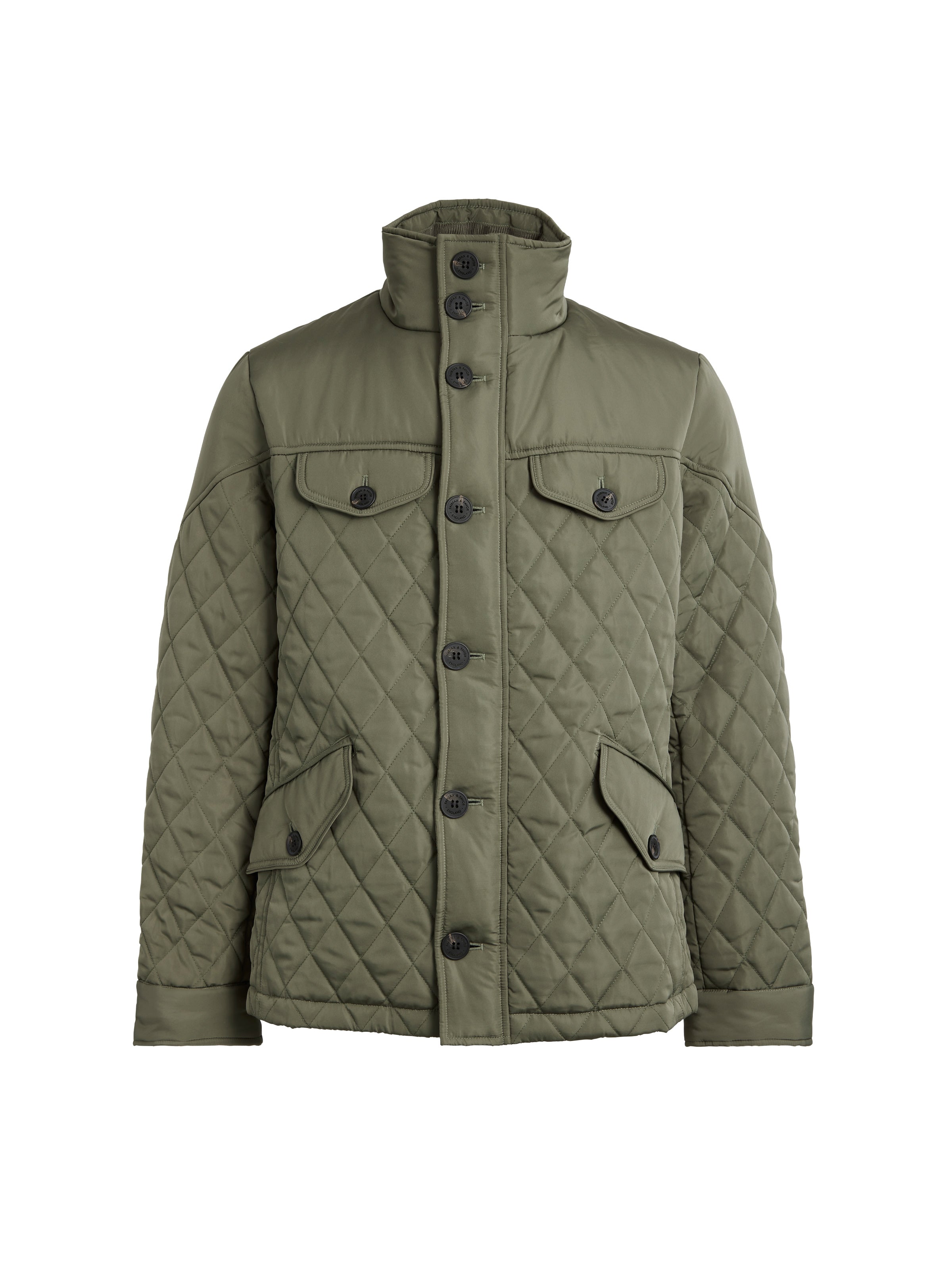George Women's Quilted Jacket in Sage Green - Lightweight & Stylish Outerwear for Fall & Winter Fashion