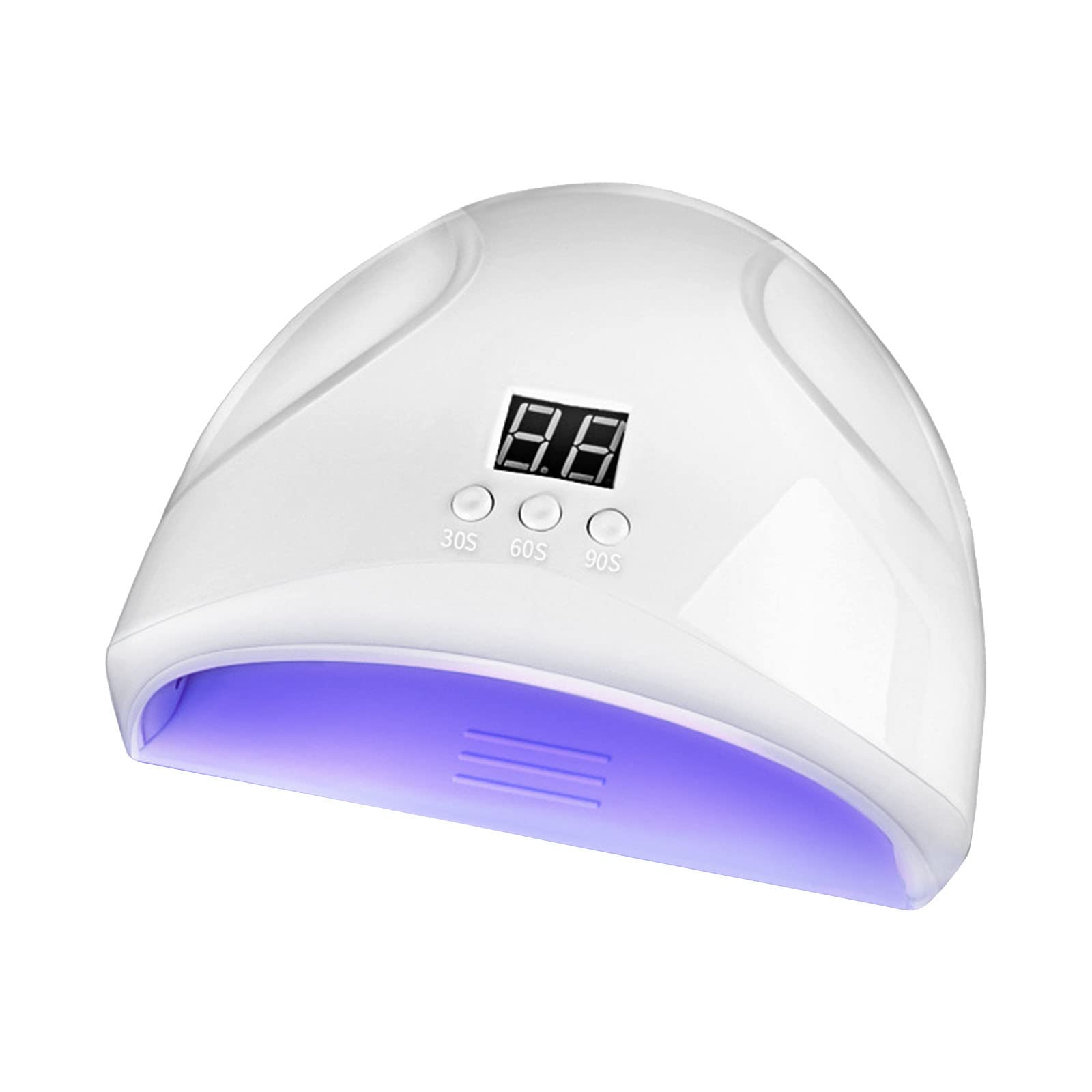 36W UV LED Nail Dryer Lamp - Professional Manicure Phototherapy Light with Smart Sensor, Mini Portable Nail Curing Machine for Gel Polish (White) | Perfect for Home & Salon Nail Care