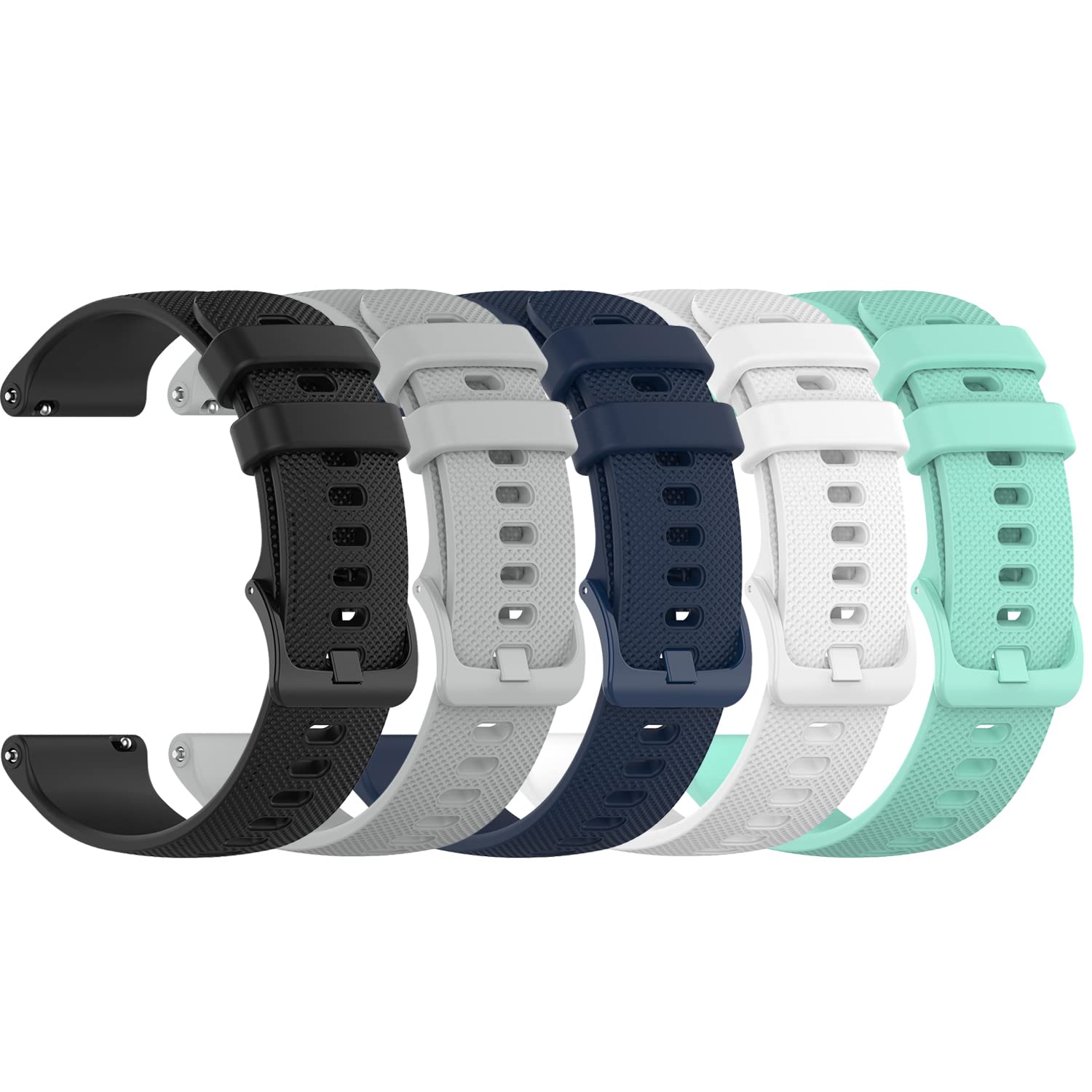 RuenTech Soft Silicone Quick Release Watch Band - Compatible with Military Smart Watch K22 | Durable Replacement Strap for Outdoor, Fitness & Tactical Use