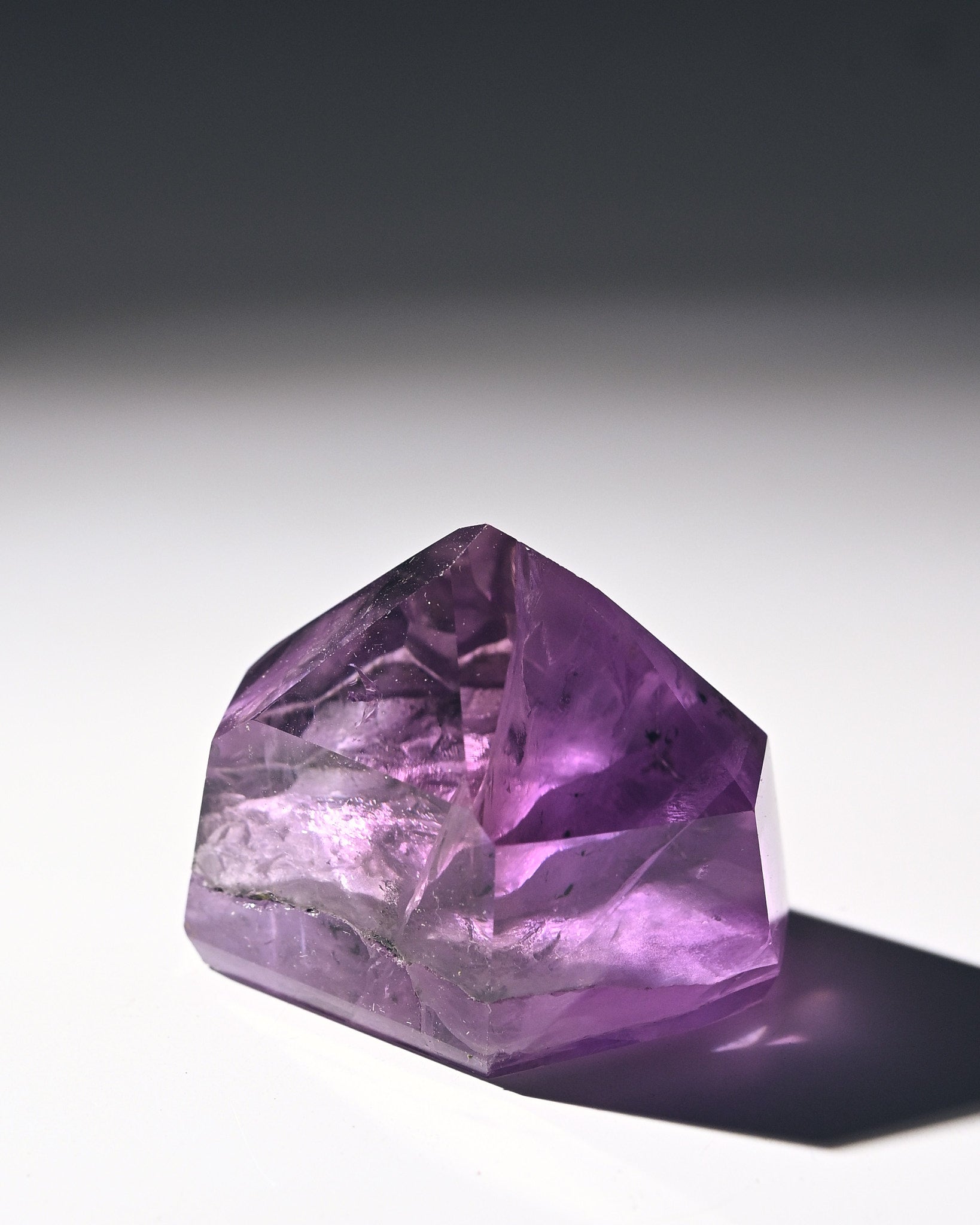 2 Inch Bahia Amethyst Phantom Point - Natural Healing Crystal for Meditation, Reiki & Home Decor