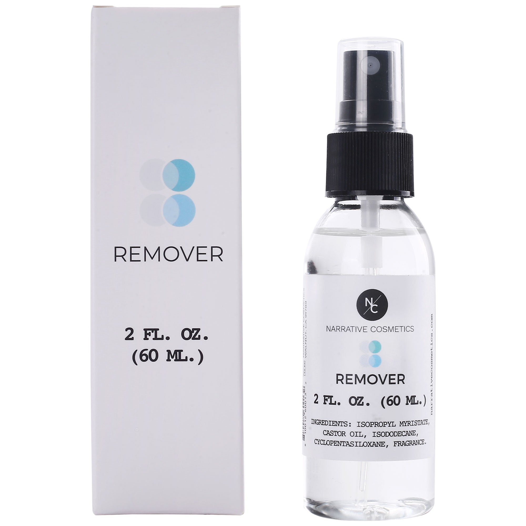 Alcohol-Free Makeup Remover for Alcohol-Activated Makeup | 2 Fl Oz (60ml) | Gentle Cleansing for Sensitive Skin & Stage Makeup Removal