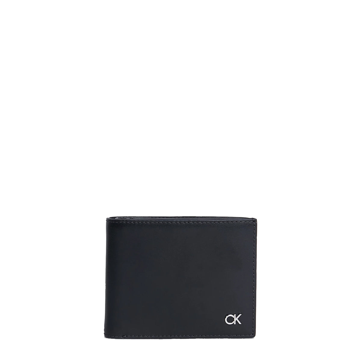 Calvin Klein RFID Blocking Metal Wallet for Men - Slim CK Black K50K511692 - Perfect for Travel, Business & Everyday Use