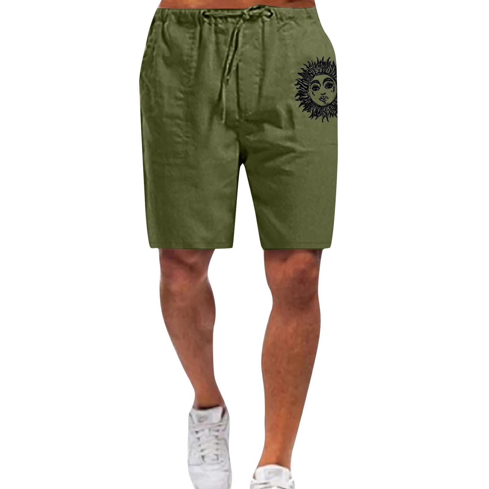 **Men's Bamboo Viscose Pajama Shorts - Soft, Breathable Sleepwear with Pockets - Comfortable Lounge & Gym Shorts for Relaxing at Home or Working Out**