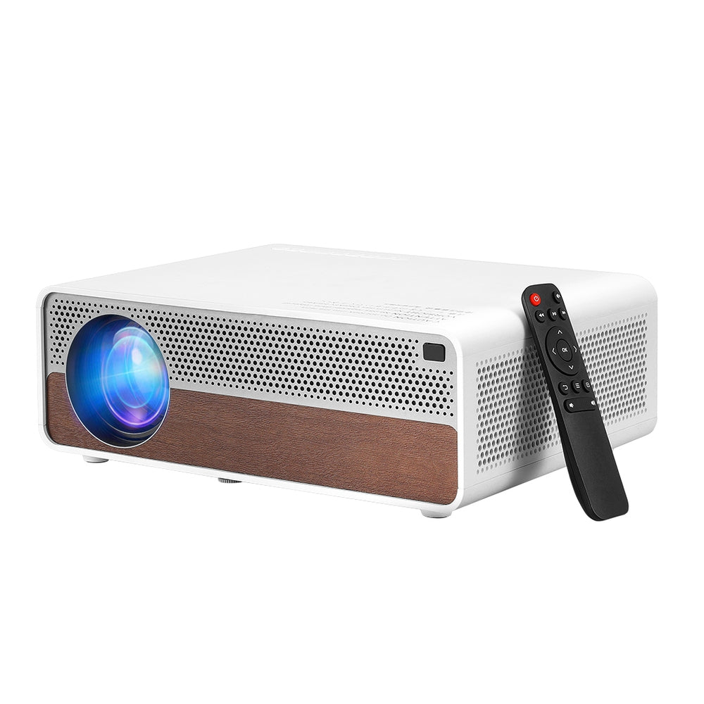 Devanti Portable WiFi Video Projector - 4K Ultra HD Home Theater Projector with HDMI, 1080P Native Resolution for Outdoor Movies, Gaming & Presentations