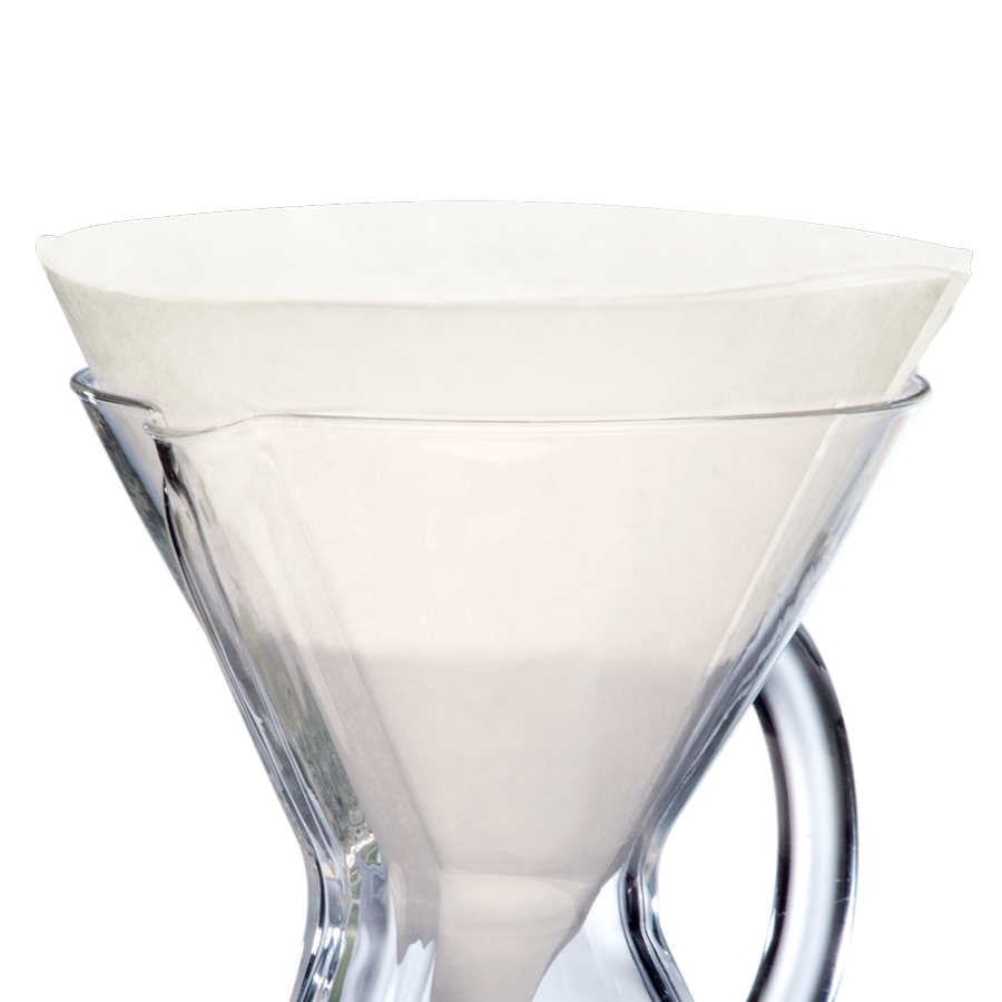 Chemex Unfolded Circle Coffee Filters - 100 Count | Compatible with Chemex Pour Over Coffee Makers | Perfect for Home Brewing & Specialty Coffee Enthusiasts