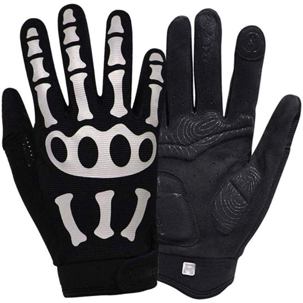 WSSBK Windproof Thermal Touchscreen Cycling Gloves for Men - Long Finger Winter Bike Gloves for Cold Weather Riding (Size: Large) - Perfect for Commuting, Mountain Biking & Outdoor Sports