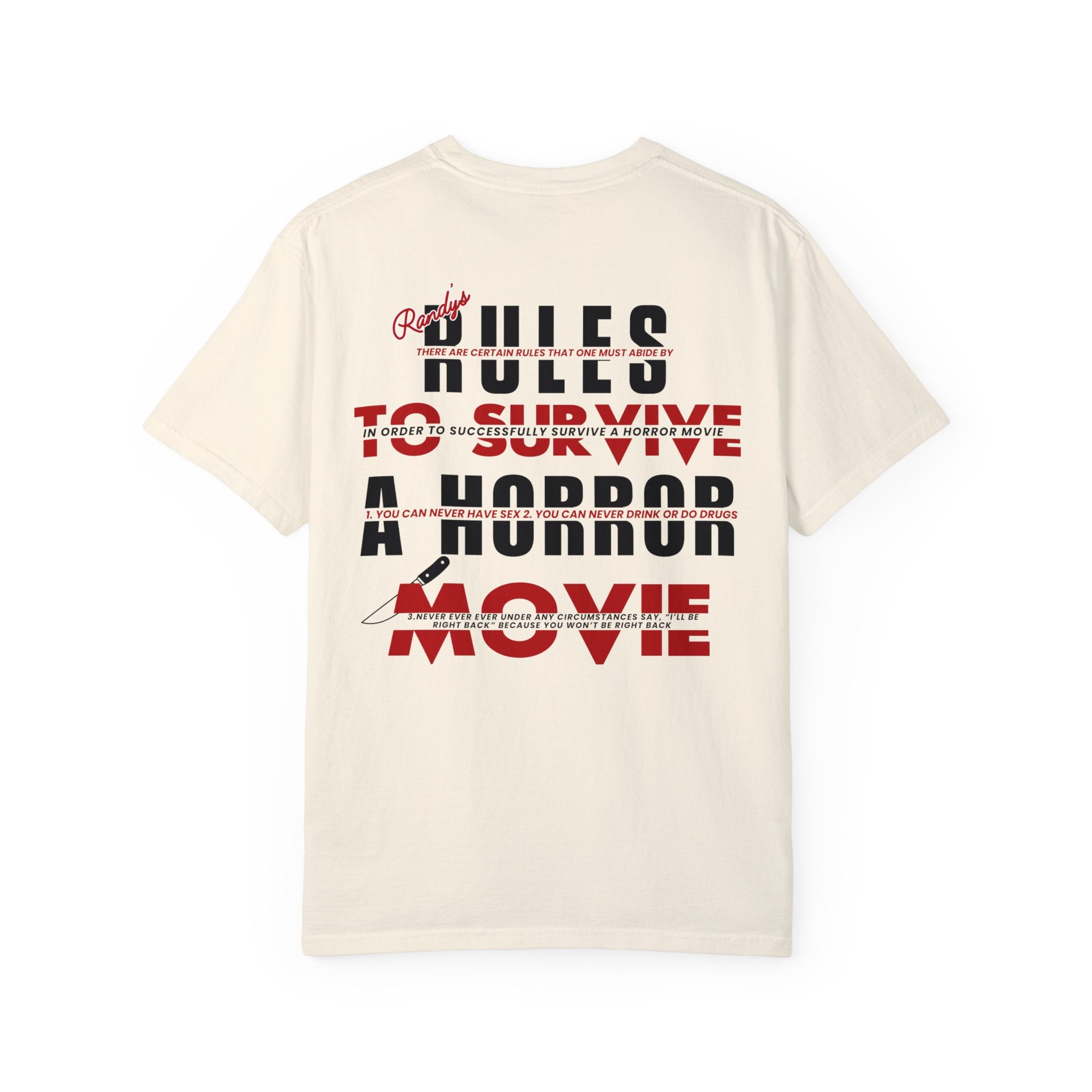 Randy's Rules T-Shirt - Funny Graphic Tee for Men & Women - Casual Cotton Shirt for Everyday Wear, Parties & Gifts