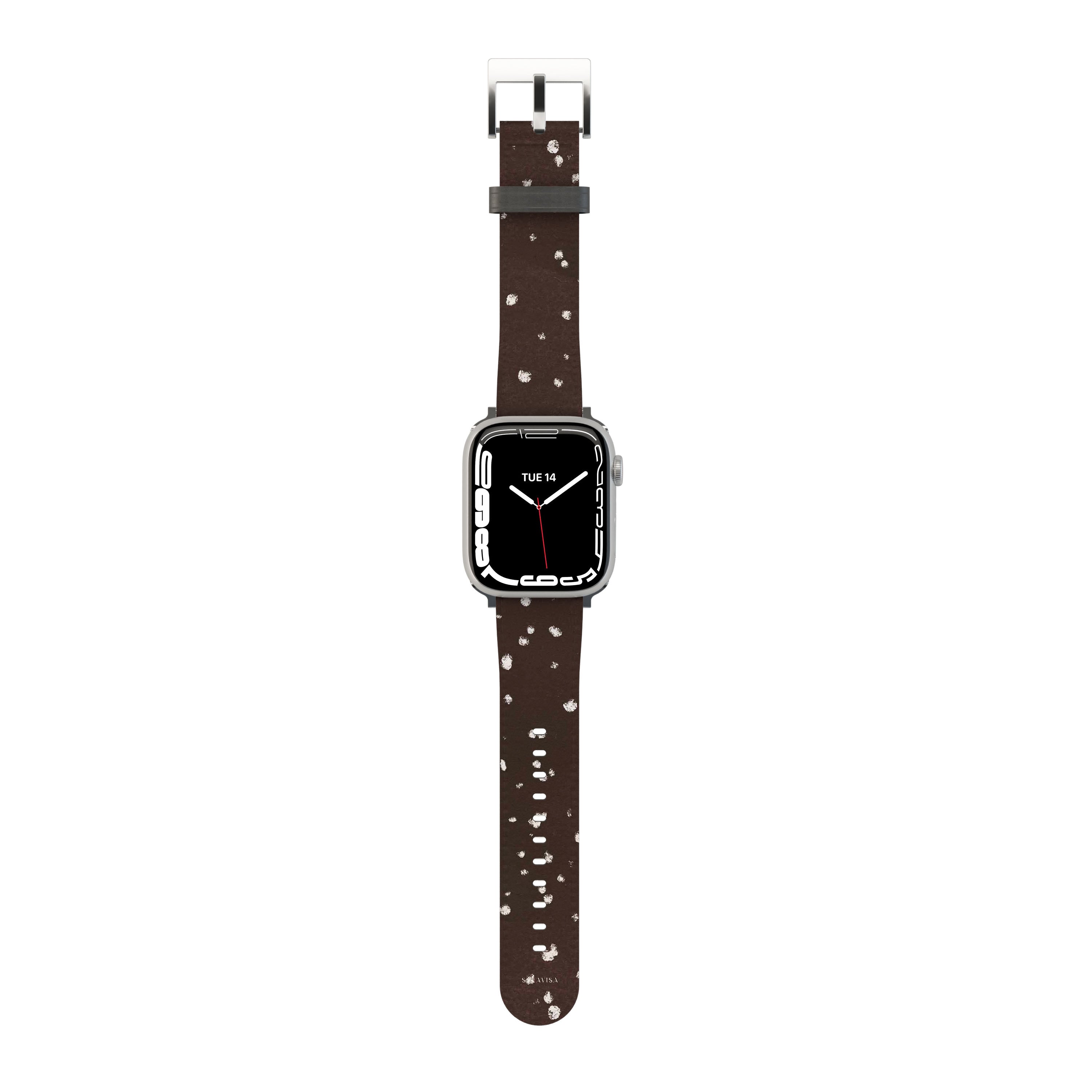 Premium Chocolate Dots Apple Watch Band - Stylish & Comfortable Replacement Strap for Apple Watch Series 1-9 - Perfect for Workouts, Daily Wear & Fashion Accessories