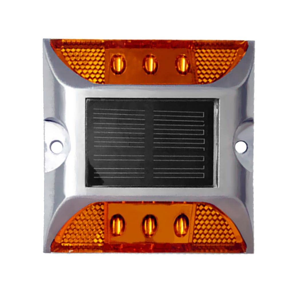 UBERSWEET® Ultra Bright Solar Powered LED Outdoor Lights - Waterproof Pathway & Driveway Lighting for Garden, Yard, Walkway (Yellow) - Perfect for Nighttime Safety & Landscape Illumination