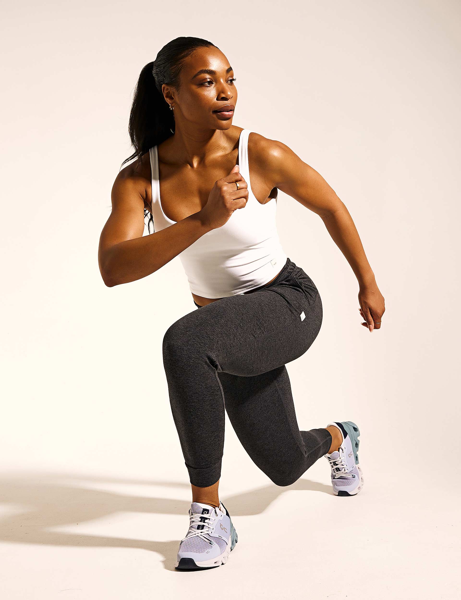 Women's White Daily Crop Top - Comfortable & Stylish for Yoga, Workouts & Casual Wear